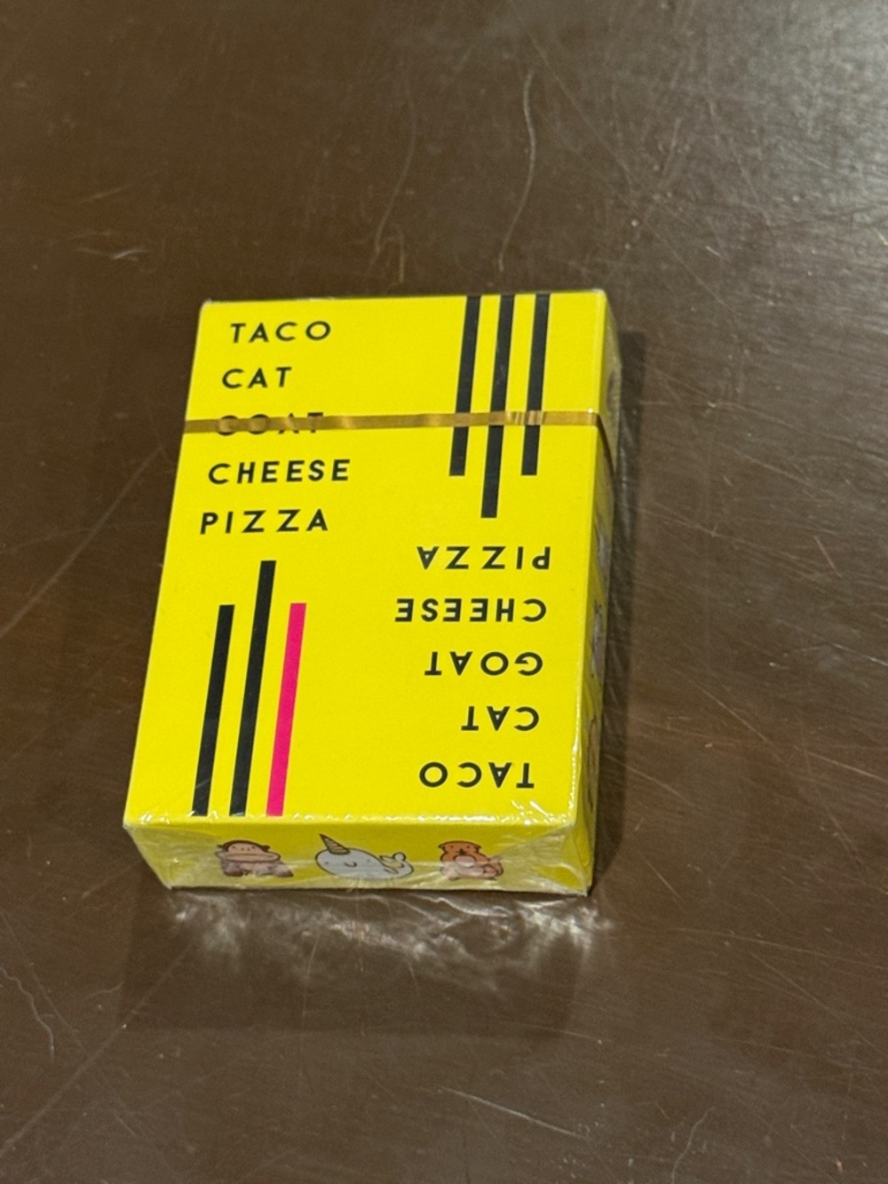 Yellow Taco Cat Cheese Pizza Card Game